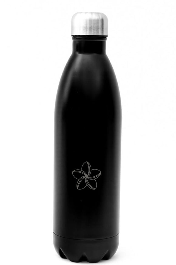 פרח פלומריה - בקבוק מי סטייל 1 ליטר