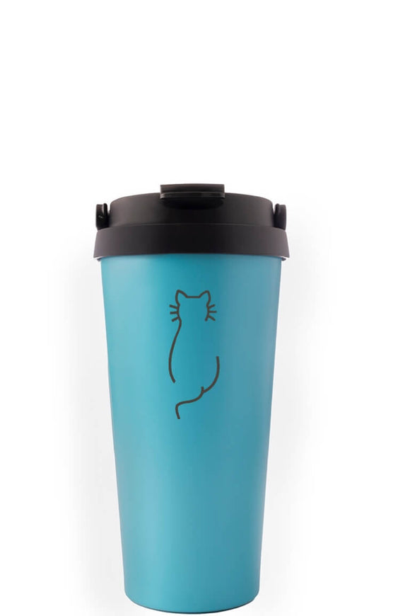 חתול - כוס קפה מי סטייל 400 מ
